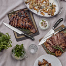 Victorinox Grand Maitre Carving/Chopping Knife, Straight Edge, Sleek Blade,20 cm, Black, Swiss made