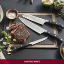 Victorinox Grand Maitre Stainless Steel Forged Carving/chopping Knife,Straight Edge ,20 cm, Black, Swiss made