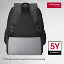 Wenger 18.5" Rolling Computer Backpack, 30 Litres, Black, Swiss Designed-blend of style & function