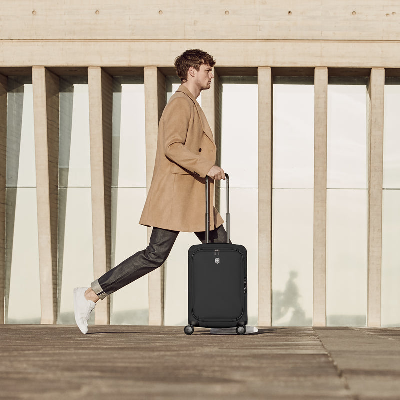 Victorinox Connex Softside Medium Expandable Travel Trolley Suitcase Black