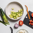 Victorinox Swiss Made Stainless Steel Swiss Classic Universal Peeler, Serrated/Wavy Edge, Fruit & Vegetable Peeler, Orange