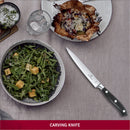 Victorinox Grand Maitre Stainless Steel Forged Carving/Chopping Knife, Straight Edge,15 cm, Black, Swiss Made