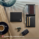 Victorinox Altius Alox, Leather Bi-Fold Wallet, Black