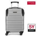 Wenger Static Carry-on Hardside Suitcase, 33 Litres, Silver, Swiss designed