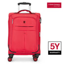 Wenger Fiero-Pro Carry-on Softside Suitcase, 45 Litres, Red/Black, Swiss designed-blend of style & function