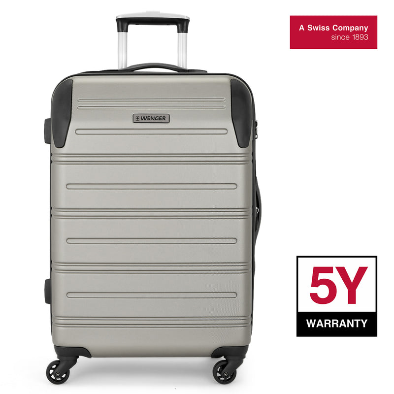 Wenger Static Medium Hardside Suitcase, 67 Litres, Gold, Swiss designed