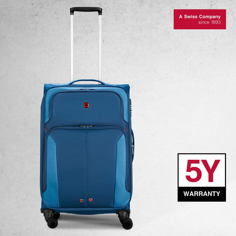 Wenger, Castic Medium Softside Case, Blue, 65 Litres, Swiss designed