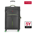 Wenger Fiero-Pro Large Softside Suitcase, 116 Litres, Black/Green, Swiss designed-blend of style & function