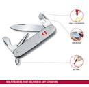 Victorinox Swiss Army Knife - Pioneer - 8 Functions 93 mm Grey