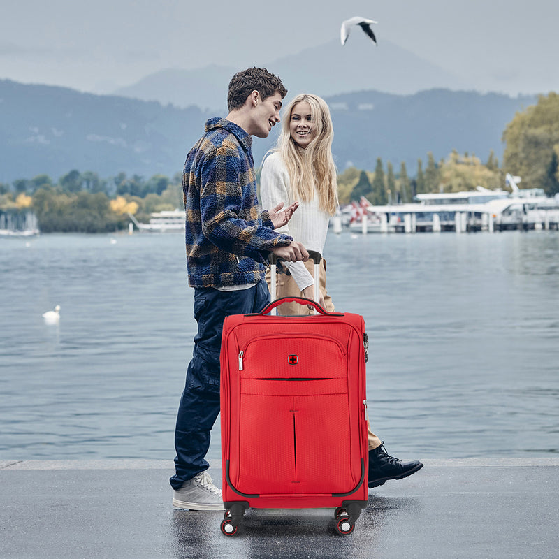 Wenger Fiero Large Softside Suitcase, 116 Litres, Red, Swiss designed