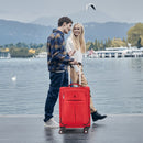 Wenger Fiero Carry-on Softside Suitcase, 45 Litres, Red, Swiss designed