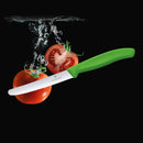 Victorinox Swiss Made Swiss Classic Stainless Steel Kitchen Knife Set of 2, Straight & Wavy Edge, Green