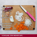 Victorinox Swiss Made Swiss Classic Kitchen Knife Set of 2-Straight Edge Knife & Universal Peeler,Pink