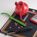 Victorinox Swiss Made Swiss Classic Kitchen Knife Set of 2-Wavy Edge Knife & Universal Peeler,Green