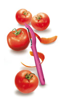 Victorinox Swiss Made Swiss Classic Kitchen Knife Set of 2-Wavy Edge Knife & Universal Peeler,Pink