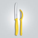 Victorinox Swiss Made Swiss Classic Kitchen Knife Set of 2-Straight Edge Knife & Universal Peeler,Yellow