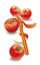 Victorinox Swiss Made Swiss Classic Kitchen Knife Set of 2-Wavy Edge Knife & Universal Peeler, Orange