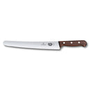 Victorinox Pastry Knife Wavy Edge for Cutting Cakes Modified Maple Wood Handle 26 cm Brown Swiss Made