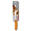 Victorinox Swiss Made Swiss Classic Bread & Pastry Knife for Cutting Cake, Butter, Wavy Edge, 21 cm Orange