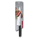 Victorinox Swiss Modern Carving Knife, for Chefs & Home Use, 25 cm Black, Swiss Made