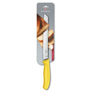 Victorinox Swiss Made Swiss Classic Bread & Pastry Knife for Cutting Cake, Butter, Wavy Edge 21 cm Yellow