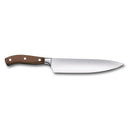 Victorinox Grand Maitre Forged Carving Knife with Straight Edge Wooden Handle 22 cm Brown Swiss Made