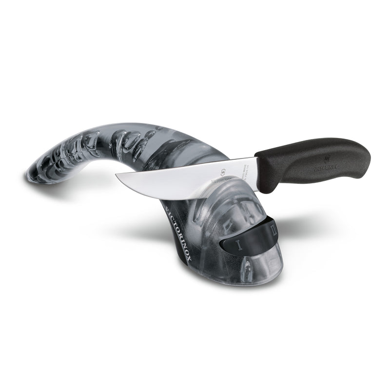 Victorinox Knife & Tool Sharpener With Ceramic Rolls Black