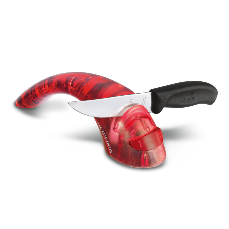 Victorinox Knife & Tool Sharpener With Ceramic Rolls Red
