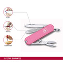 Victorinox Swiss Army Knife - Swiss Classic - 7 Functions 58 mm Pink