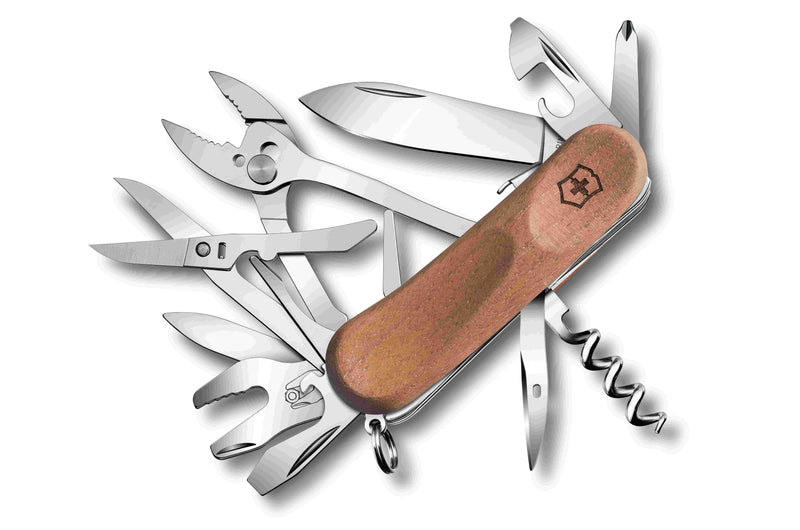 Victorinox Evolution Wood S557 Swiss Army Knife 19 Functions 85 mm Brown