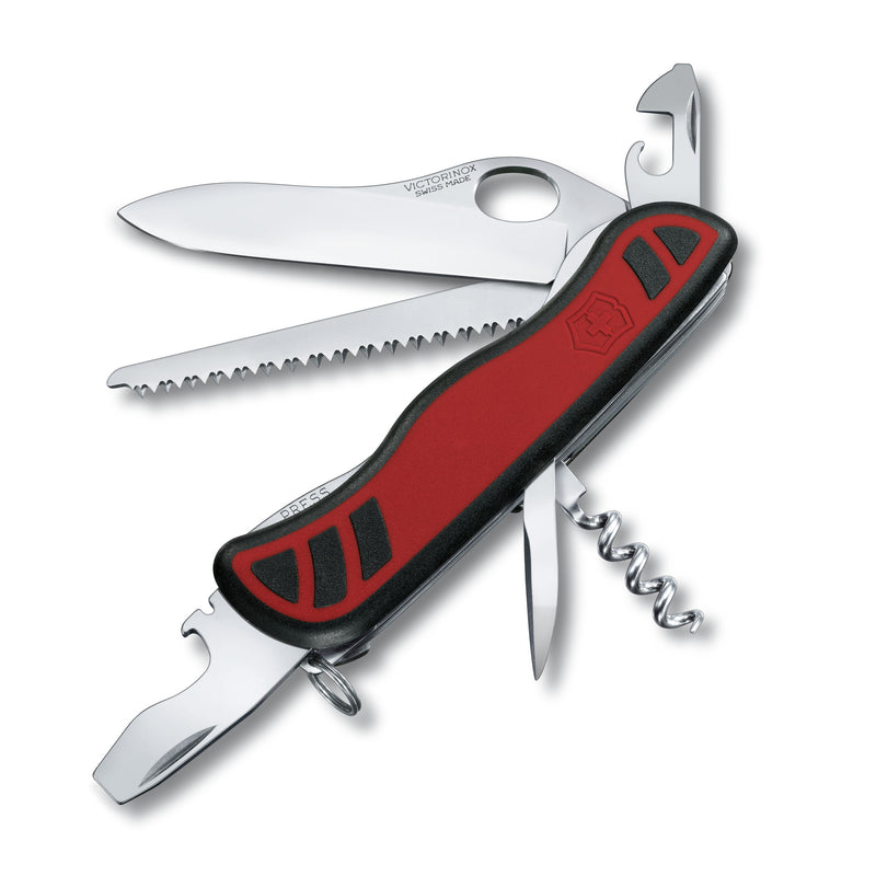 Victorinox Forester M Grip, 111mm, Red/Black, Swiss Made