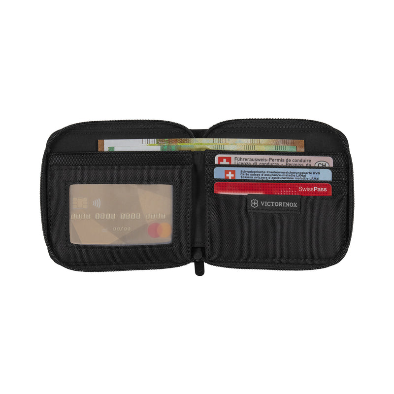Victorinox Travel Accessories 5.0, Zip-Around Wallet, Black
