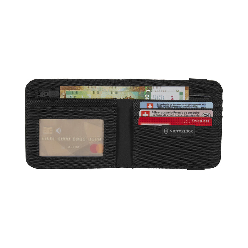 Victorinox Travel Accessories 5.0, Bi-Fold Wallet, Black