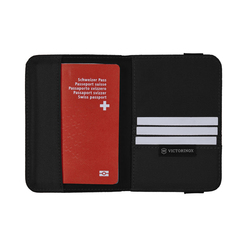 Victorinox Travel Accessories 5.0, Passport Holder With RFID, Black