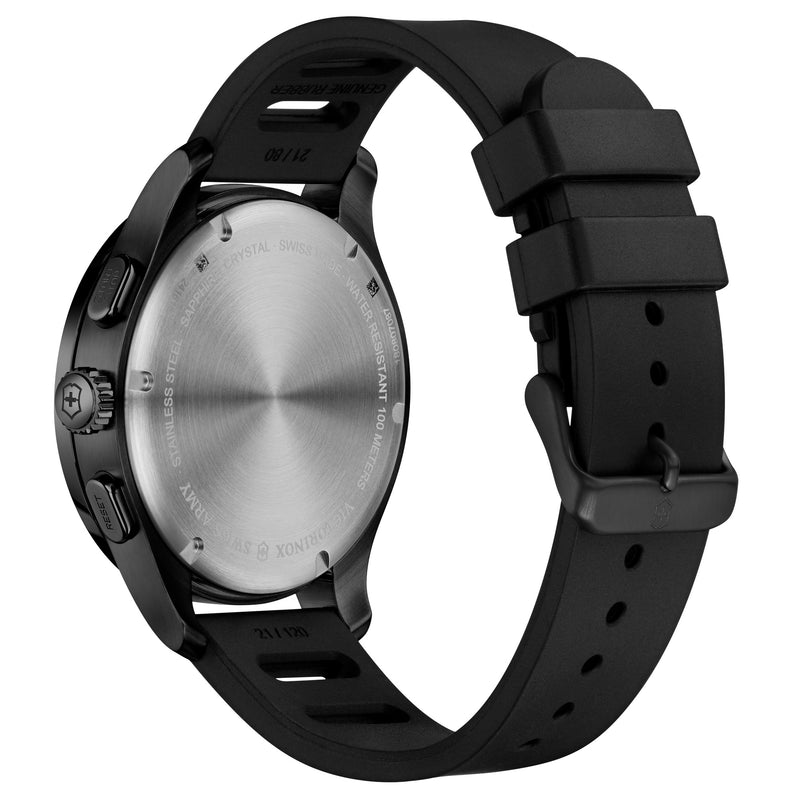 Victorinox Swiss Made Alliance Sport Chronograph Analog 44 mm Grey Dial Men's Watch