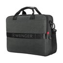 Wenger, MX ECO Brief, 16 Inch Laptop Briefcase, 15 Liters Charcoal, Swiss Designed-Blend of Style and Function