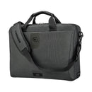 Wenger, MX ECO Brief, 16 Inch Laptop Briefcase, 15 Liters Charcoal, Swiss Designed-Blend of Style and Function