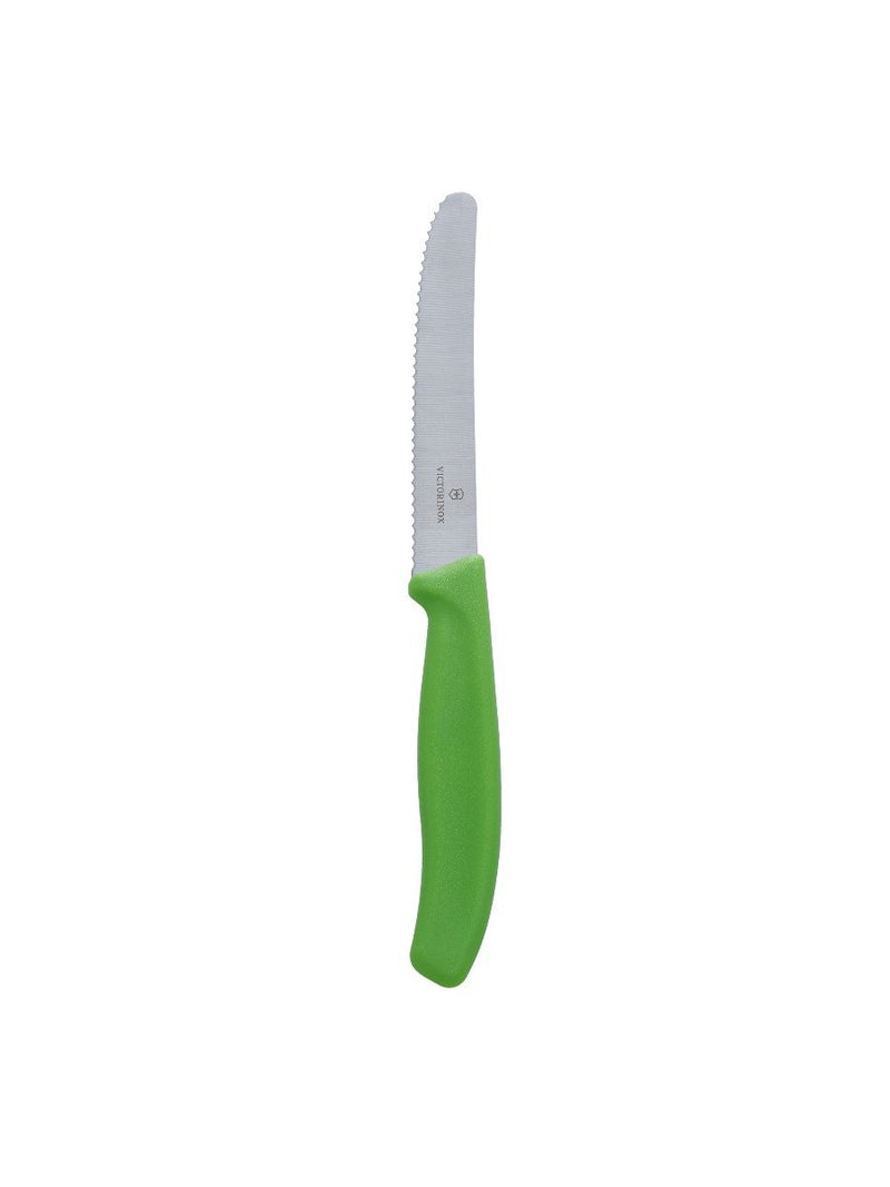 Victorinox Set Of Peeler & 2 Knives 8 cm, 11cm, Green, Swiss Made